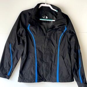 The North Face Jacket Coat Lightweight Windbreaker Waterproof Blue Jacket, Sz M